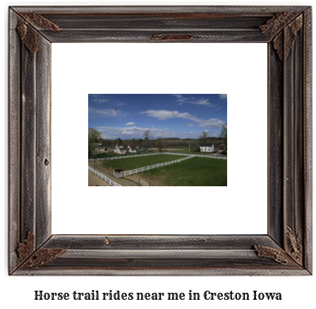 horse trail rides near me in Creston, Iowa